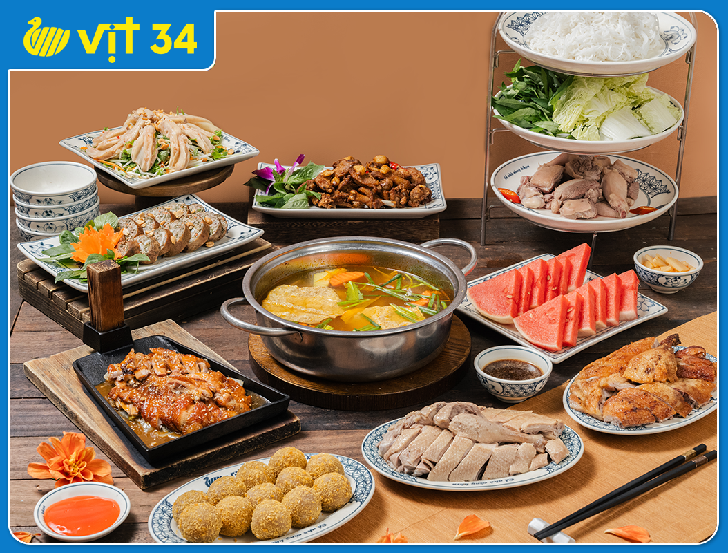  Set Vịt Thiết Bản 