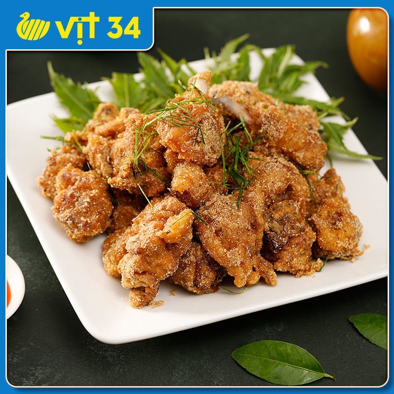 Vịt Rang Muối - Hòa Quện Hương Vị Đậm Đà và Giòn Tan – VỊT 34