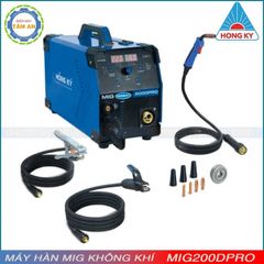 Máy hàn không dùng khí cao cấp Hồng Ký MIG200DPRO