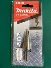 Mũi khoan bậc Makita F4-F20 chuôi lục giác D-46420