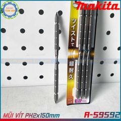 Bộ 03 mũi vít PH2X150MM Made in Japan siêu chất makita A-59592