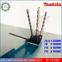 D-74728 Bộ mũi khoan Sds plus