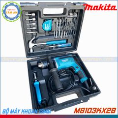 Bộ máy khoan gia đình Makita M8103KX2B cực tiện dụng