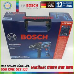 Bộ máy khoan động lực GSB 13RE Set 100