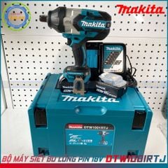 Bộ Máy siết bulong dùng PIN 18V Makita DTW1001RTJ - Động cơ không chổi than