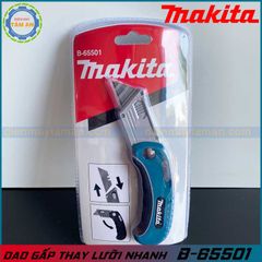 Dao rọc gấp thay lưỡi nhanh Makita B-65501 Chính hãng