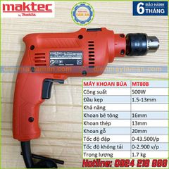 Máy khoan búa 16mm Maktec MT80B