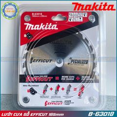 Lưỡi cưa gỗ Efficut chuyên dụng cho máy PIN 165mmx20mm Makita B-63018