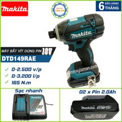 Máy bắn vít dùng PIN 18V Makita DTD149RAE