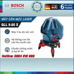 Máy cân mực Bosch GLL 5-50 X chính hãng
