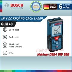 Máy đo khoảng cách laser Bosch GLM 40 chính hãng