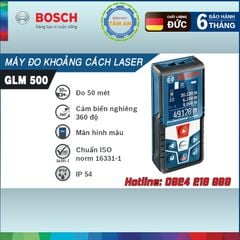 Máy đo khoảng cách laser Bosch GLM 500 chính hãng