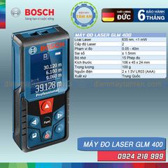 Máy đo khoảng cách laser Bosch GLM 400 mới