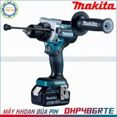 Máy khoan búa và vặn vít dùng PIN  18V Makita DHP486RTE 2 PIN 5.0Ah