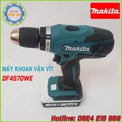 Máy khoan bắt vít MAKITA DF457DWE 13MM LITHIUM-ION (18V)