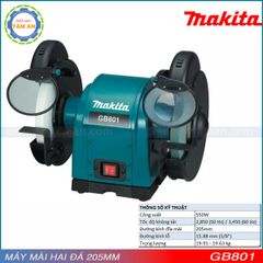 Máy mài 2 đá GB801