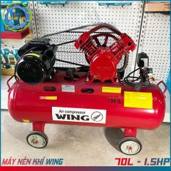 Máy nén khí WING dây đai 70L 1.5HP | Chính hãng Pegasus