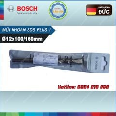 Mũi khoan BOSCH SDS Plus 1 F12x100/160mm 2608680277