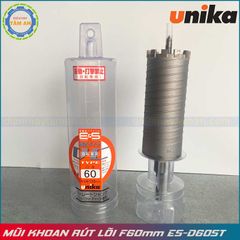 Mũi khoan rút lõi tường, bê tông Unika Nhật Bản ES-D60ST 60mm