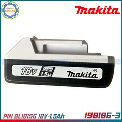 PIN Lion 18V Makita BL1815G 1.5Ah 198186-3 - Pin tiết kiệm - PIN G