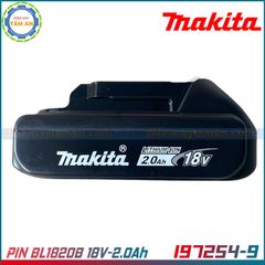 197254-9 PIN Lithium-ion Makita 18V 2.0Ah BL1820B