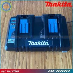 Sạc nhanh 18V hai cổng makita DC18RD chính hãng