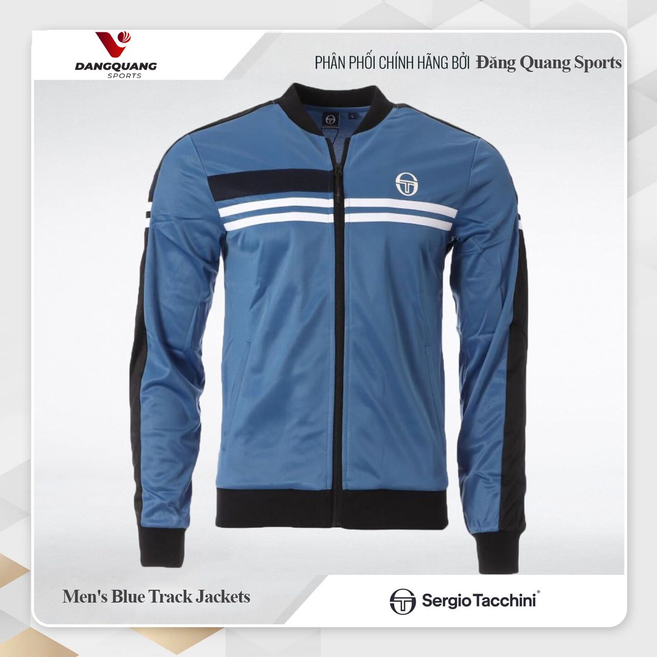 SERGIO TACCHINI MEN'S BLUE JACKET