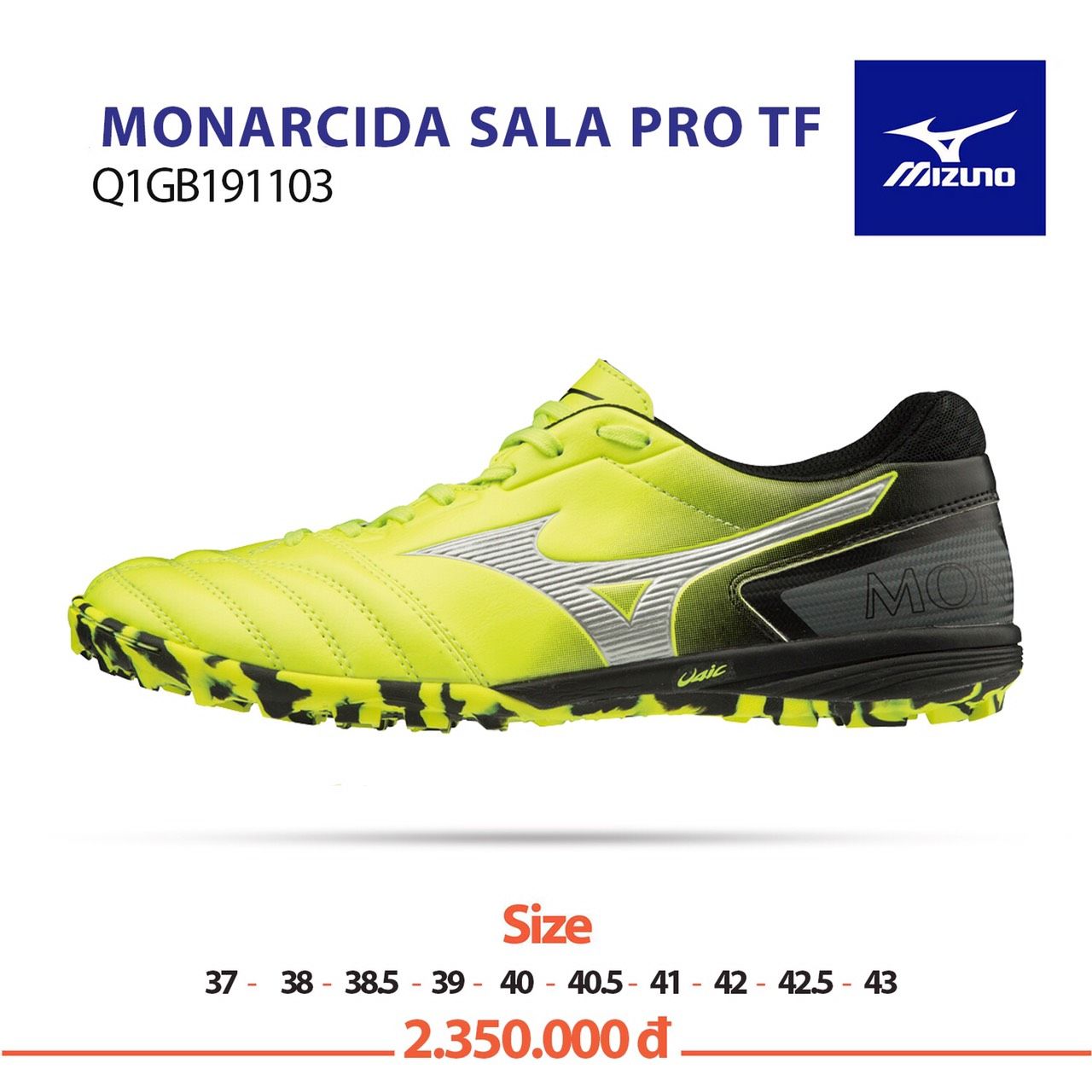 GIÀY BÓNG ĐÁ MIZUNO MONARCIDA SALA PRO TF