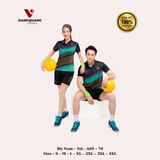  Áo Vinapro nam nữ A69 - 70 Đen Xanh 