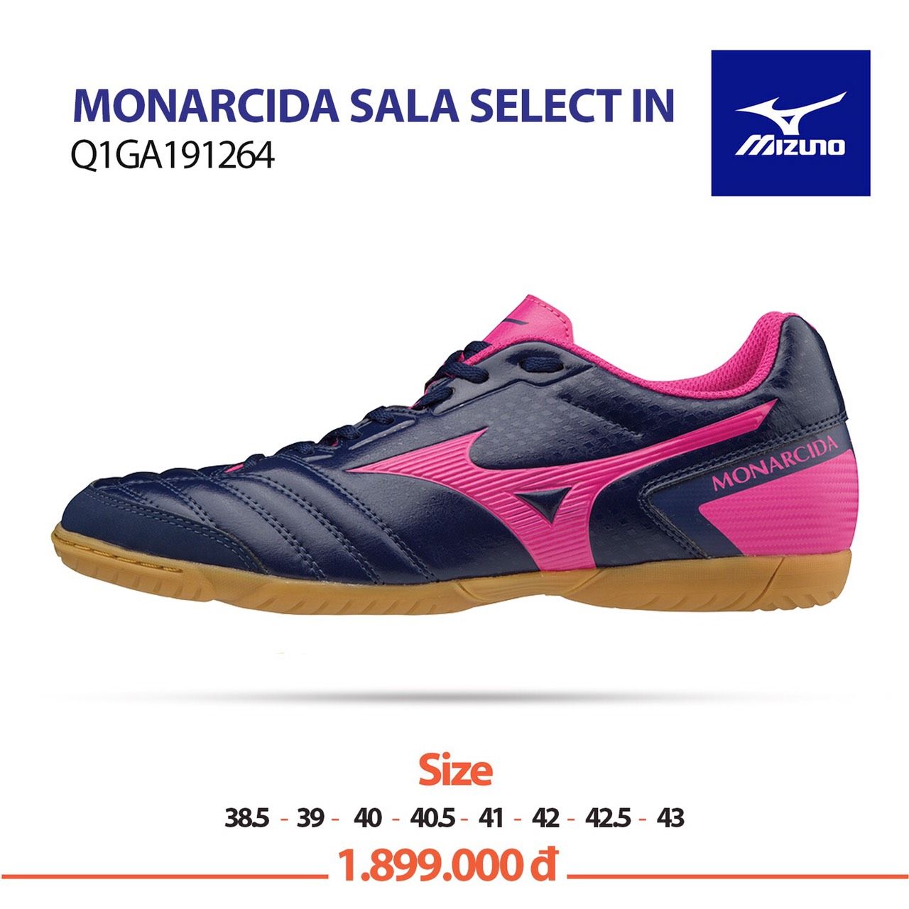 GIÀY BÓNG ĐÁ MIZUNO MONARCIDA SALA SELECT IN