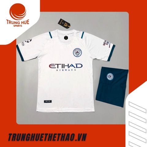 Áo Đá Banh CLB Man City Trắng  2021/22