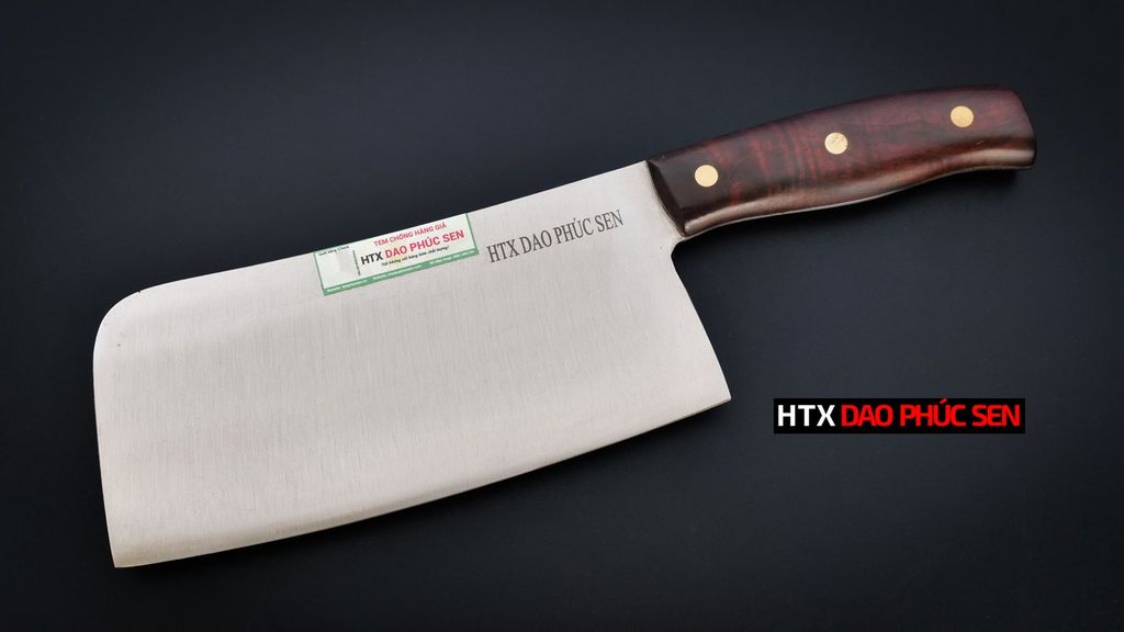 Dao chặt gà vịt thép trắng - SGK02