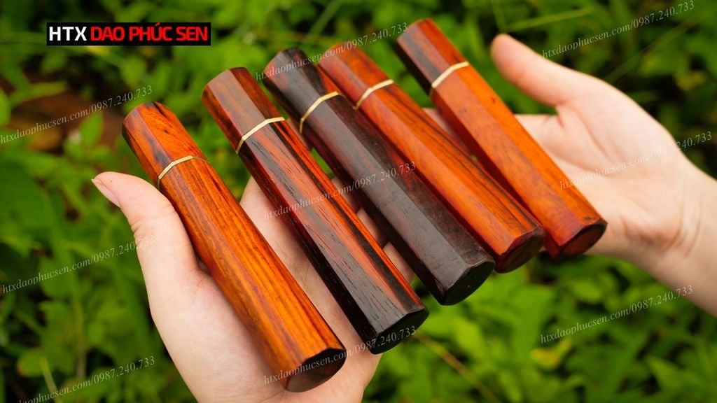 Cán dao Nhật bát giác gỗ cẩm - CN10 DAO VIP CAO BẰNG
