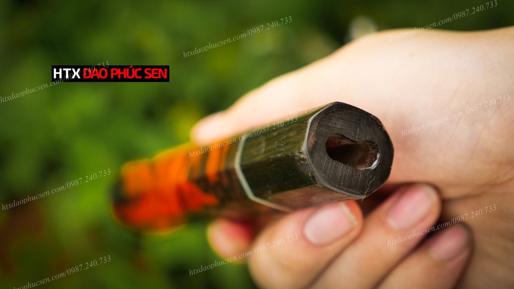 Cán dao Nhật bát giác gỗ mun, cẩm - CN08 DAO VIP CAO BẰNG