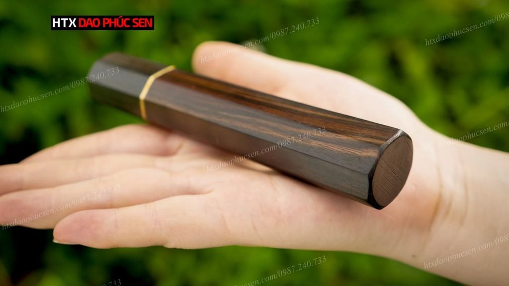 Cán dao Nhật bát giác gỗ mun - CN03 DAO VIP CAO BẰNG