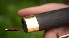 Cán dao bếp gỗ mun khâu đồng vàng - M1D DAO VIP CAO BẰNG