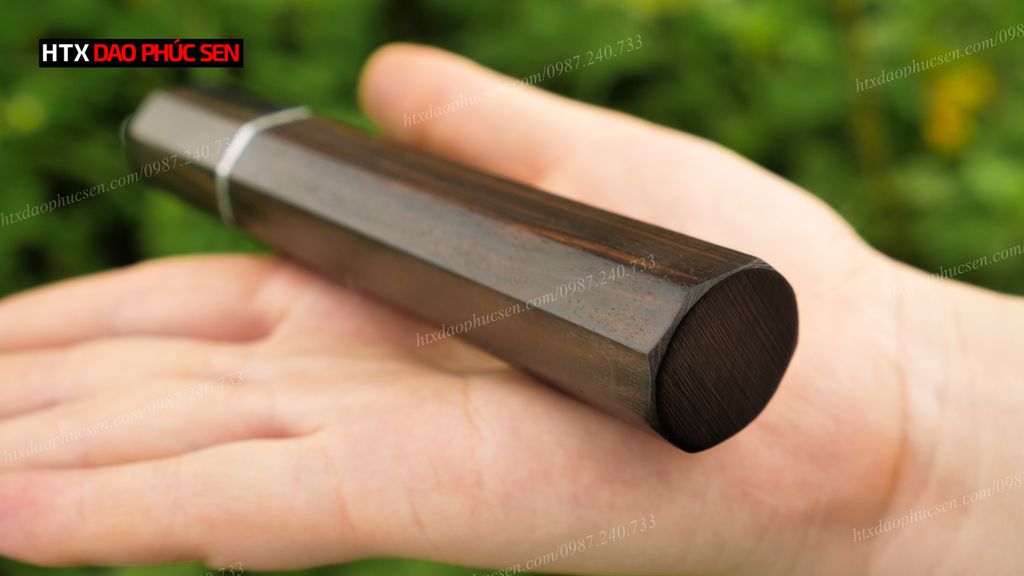 Cán dao Nhật bát giác gỗ mun - CN04 DAO VIP CAO BẰNG