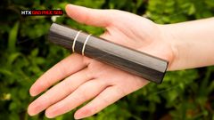 Cán dao Nhật bát giác gỗ mun - CN01
