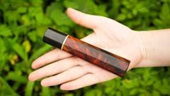 Cán dao Nhật bát giác gỗ mun, cẩm - CN07