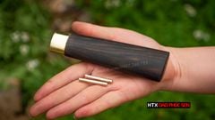 Cán dao bếp gỗ mun khâu đồng vàng - M1D DAO VIP CAO BẰNG