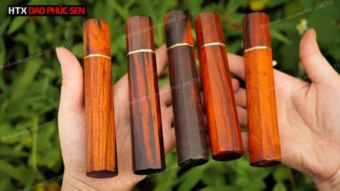 Cán dao Nhật bát giác gỗ trắc - CN10