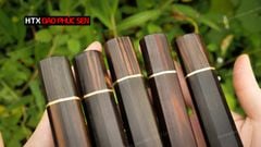 Cán dao Nhật bát giác gỗ mun - CN03 DAO VIP CAO BẰNG