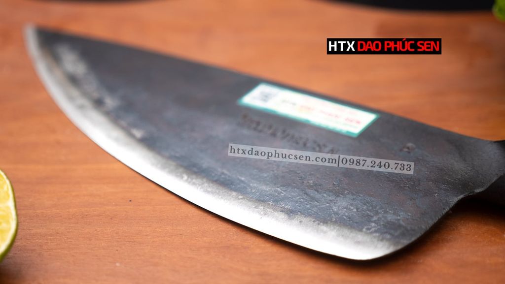 Dao lọc thái sắc bén - Thép nhíp ô tô - S10 / HTX DAO PHÚC SEN