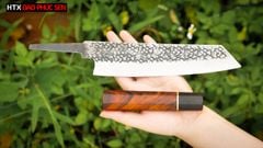 Cán dao Nhật bát giác gỗ mun, cẩm - CN07