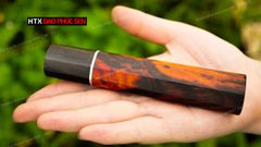 Cán dao Nhật bát giác gỗ mun, cẩm - CN08 DAO VIP CAO BẰNG