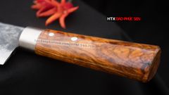 Dao chặt gà, chặt cây đa năng - Thép nhíp ô tô - Cán tự nhiên khâu inox - G07 /DAO VIP - HTX DAO PHÚC SEN
