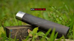 Cán Dao Bếp Gỗ Gỗ Tự Nhiên Khâu Inox – 1MINOX DAO VIP HTX DAO PHÚC SEN