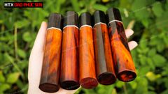 Cán dao Nhật bát giác gỗ mun, cẩm - CN08 DAO VIP CAO BẰNG