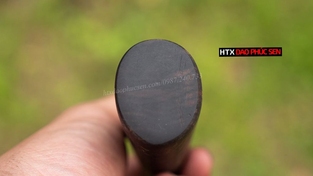 Cán Dao Bếp Gỗ Gỗ Tự Nhiên Khâu Inox – 1MINOX DAO VIP HTX DAO PHÚC SEN