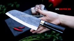 Dao thái kiểu 03 cán tự nhiên - GT03M | DAO VIP - HTX DAO PHÚC SEN